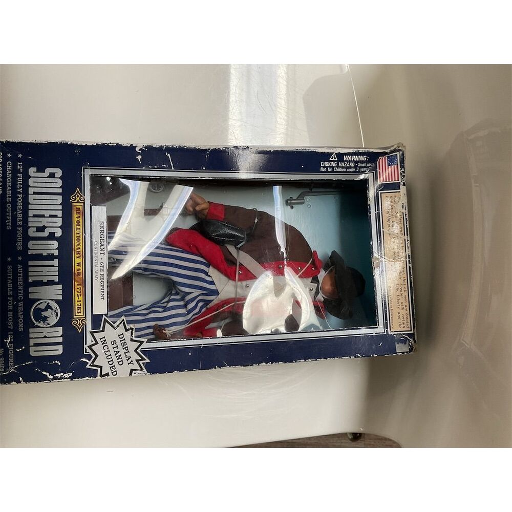Revolutionary War Sergeant 6th Regiment 12" Figure Toy 12-16 Years